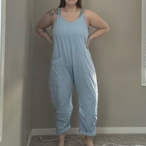 Light Blue Sleeveless Jumpsuit